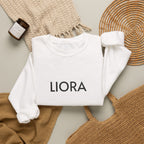 LIORA embroidered name Crewneck Sweatshirt