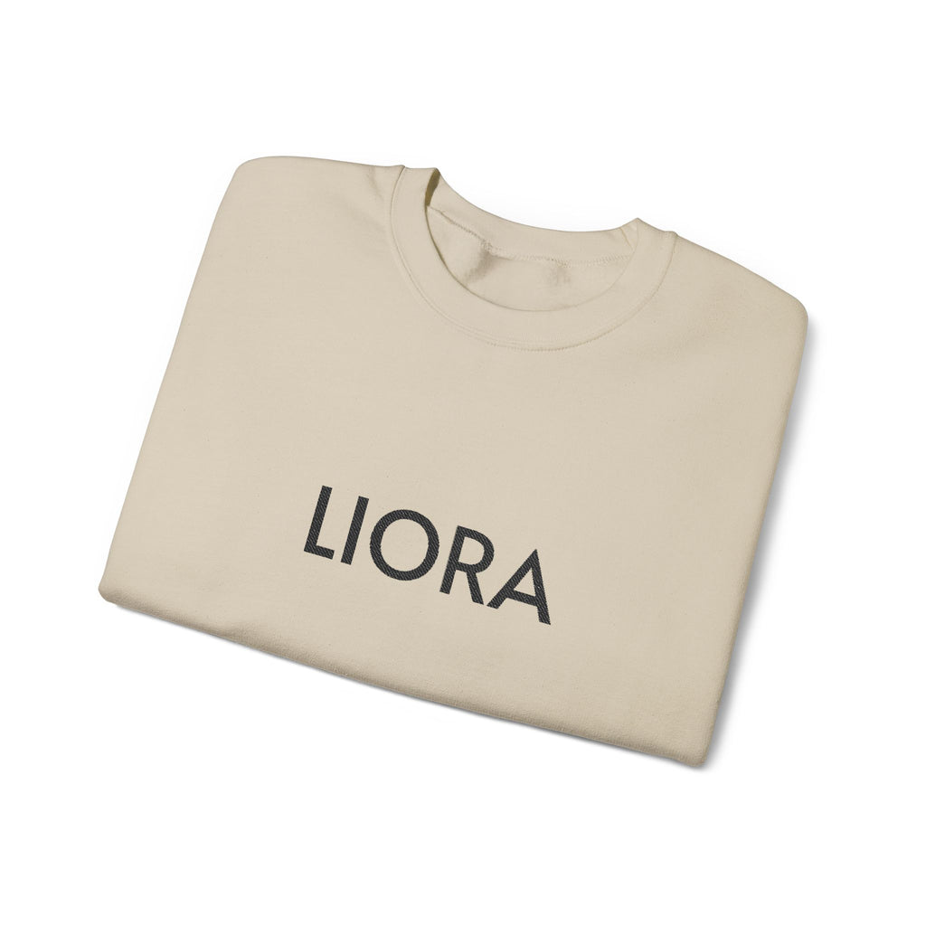 LIORA embroidered name Crewneck Sweatshirt