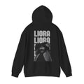 Liora Graphic Hoodie – Vintage Black Photo Print Back Design