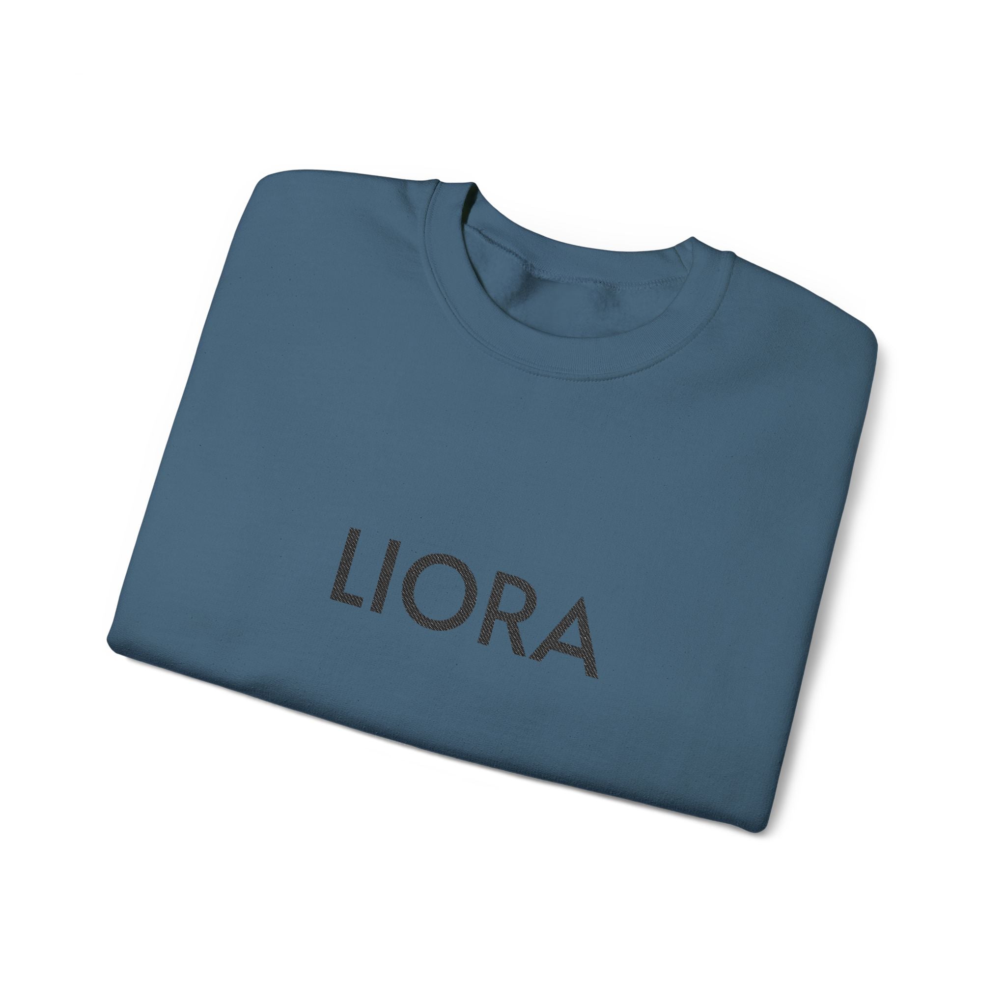 LIORA embroidered name Crewneck Sweatshirt