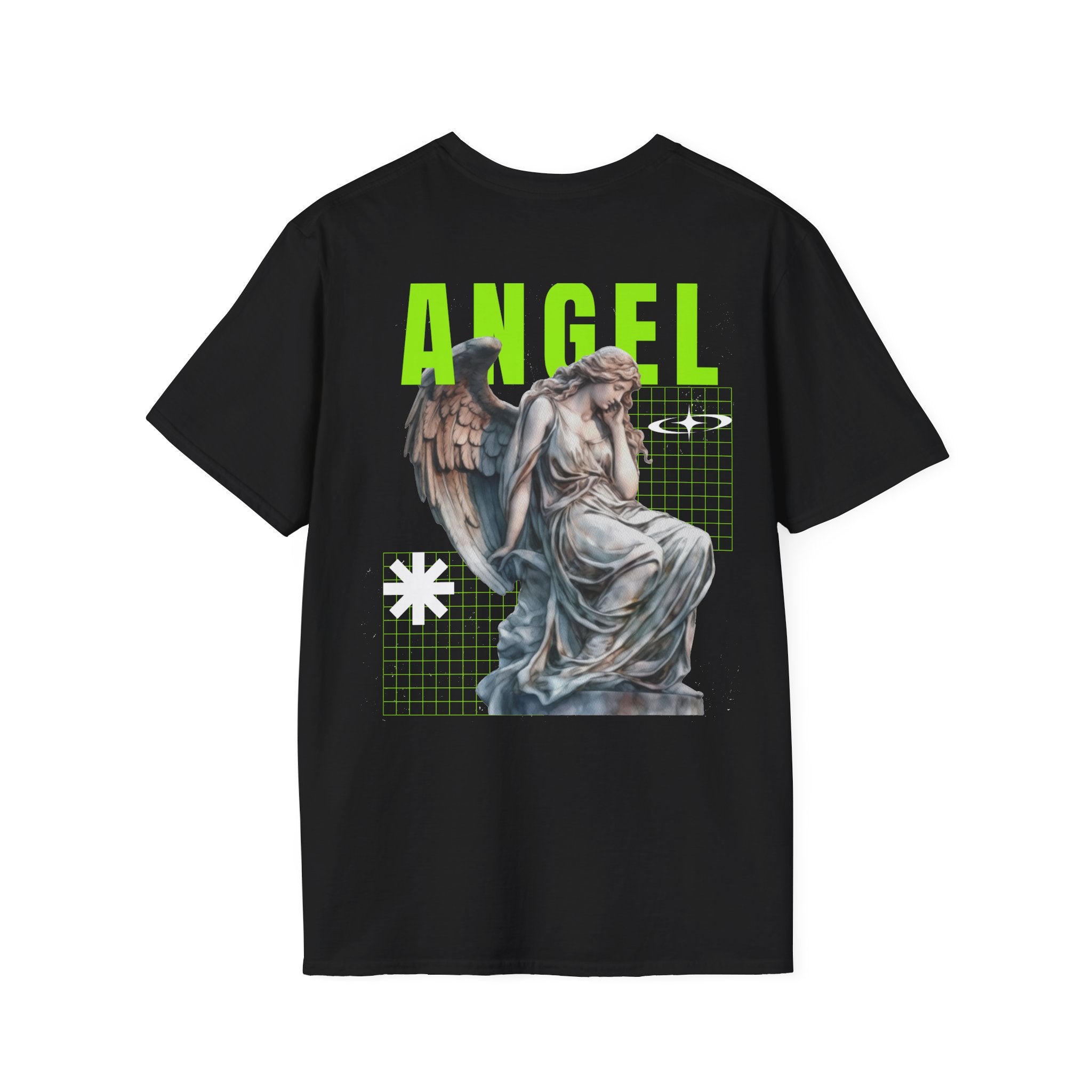 Blank White Tee T-Shirt | Plain Crewneck Shirt for Custom Printing