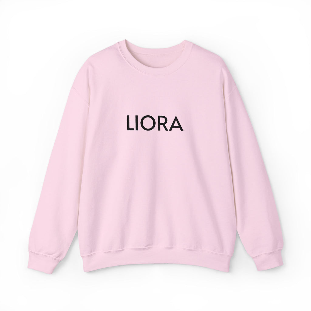 LIORA embroidered name Crewneck Sweatshirt