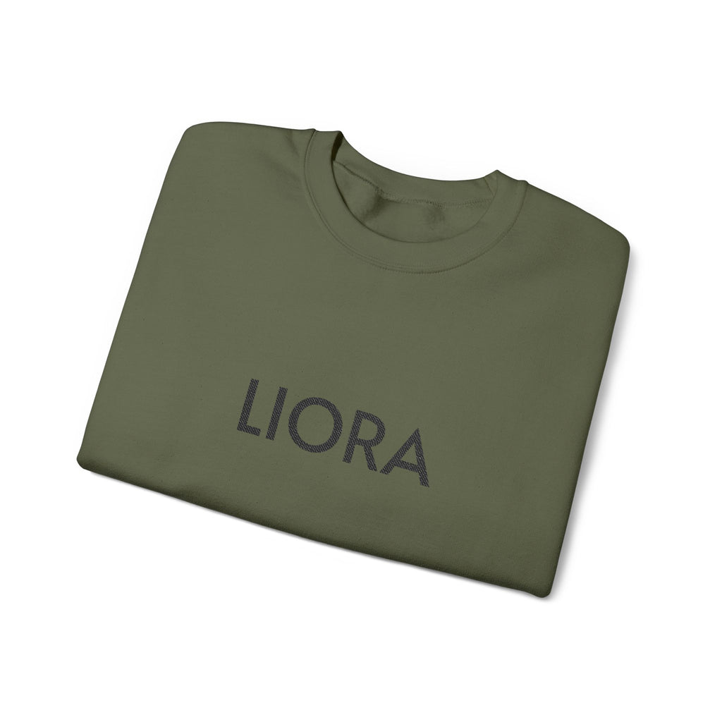 LIORA embroidered name Crewneck Sweatshirt