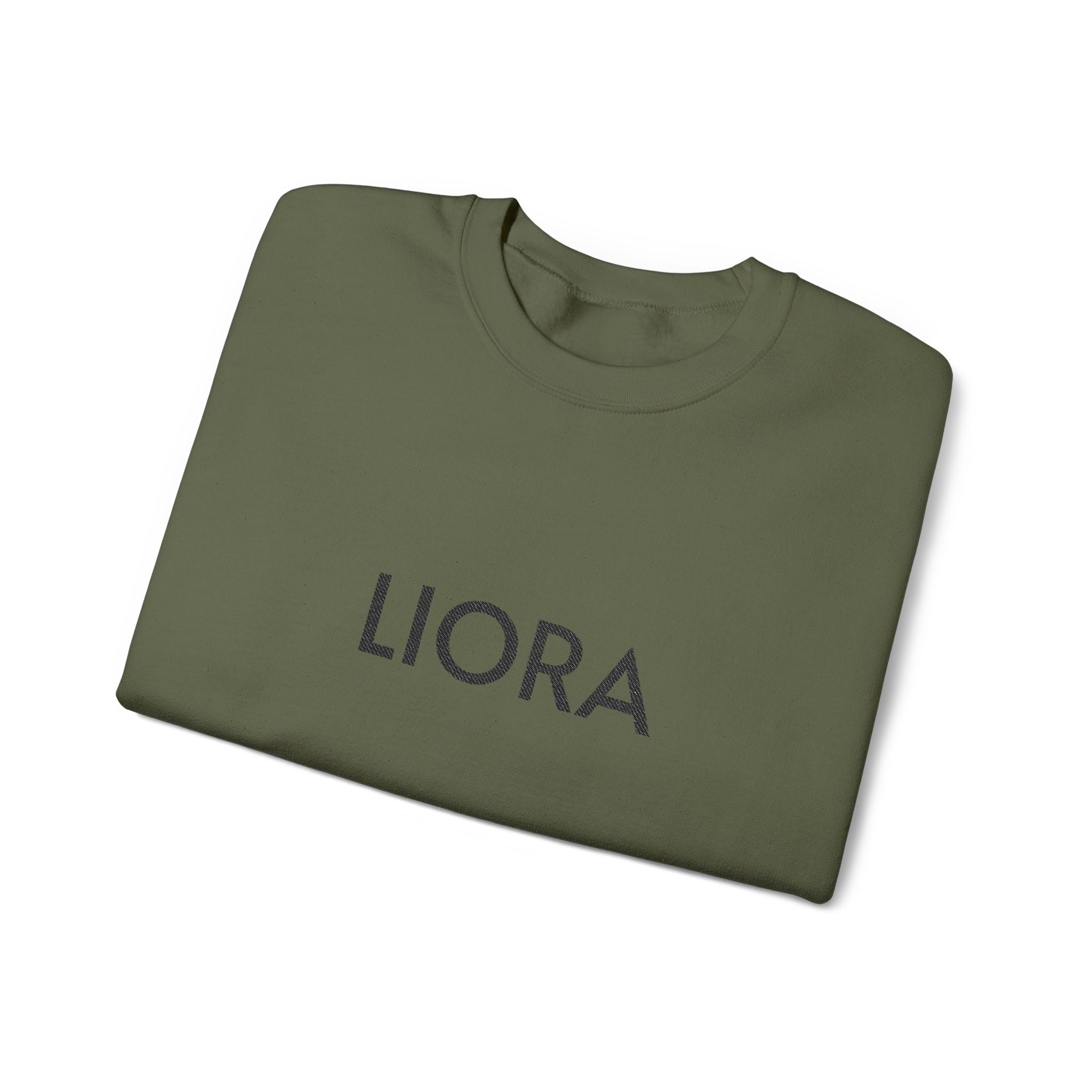 LIORA embroidered name Crewneck Sweatshirt