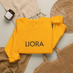 LIORA embroidered name Crewneck Sweatshirt
