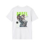 Blank White Tee T-Shirt | Plain Crewneck Shirt for Custom Printing