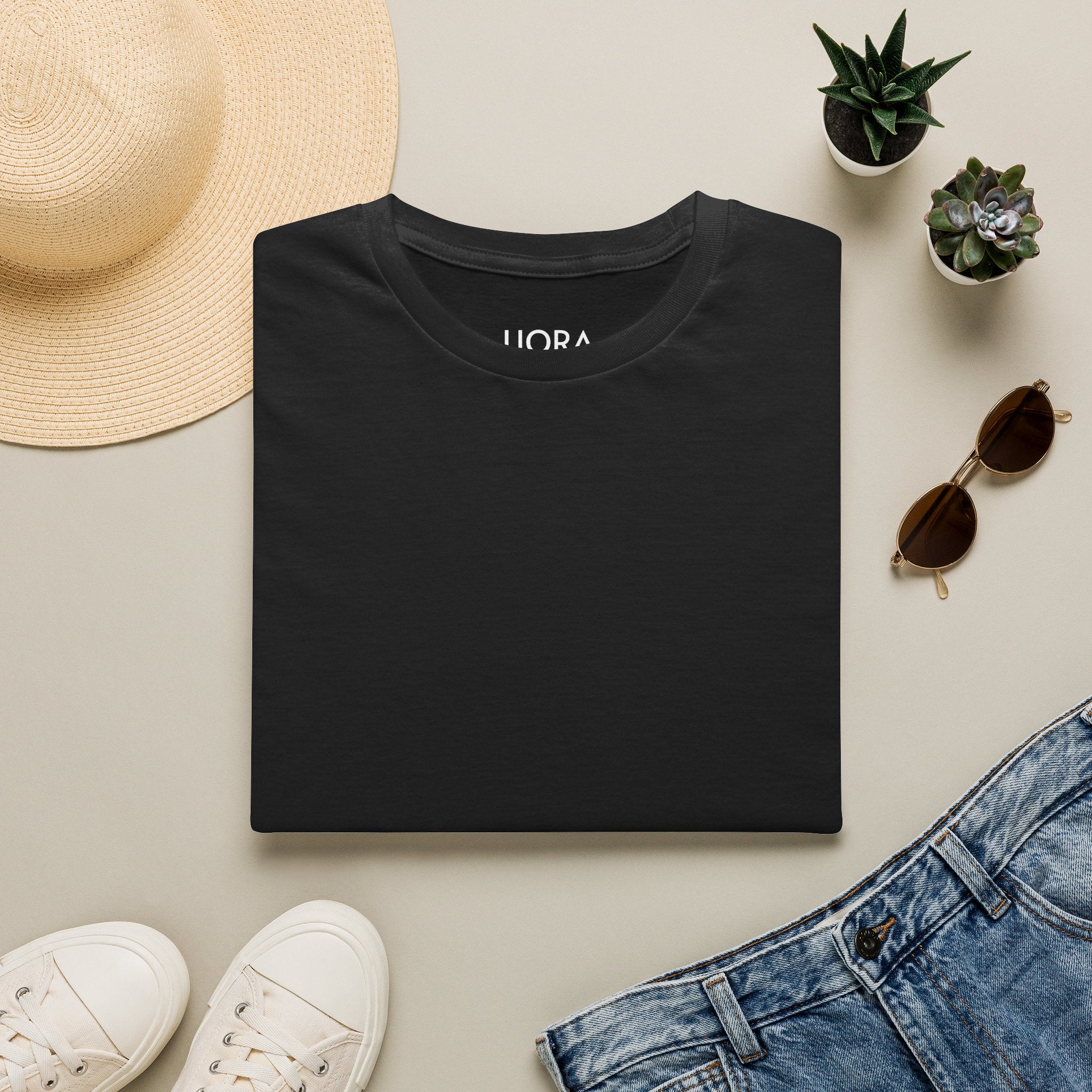 Blank White Tee T-Shirt | Plain Crewneck Shirt for Custom Printing