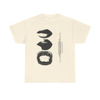 Graphic Lip Print T‑Shirt — Monochrome Pop Art Mouths Tee