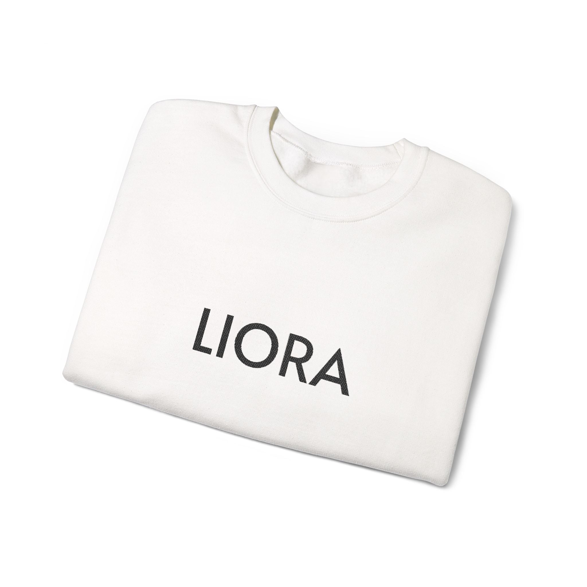 LIORA embroidered name Crewneck Sweatshirt