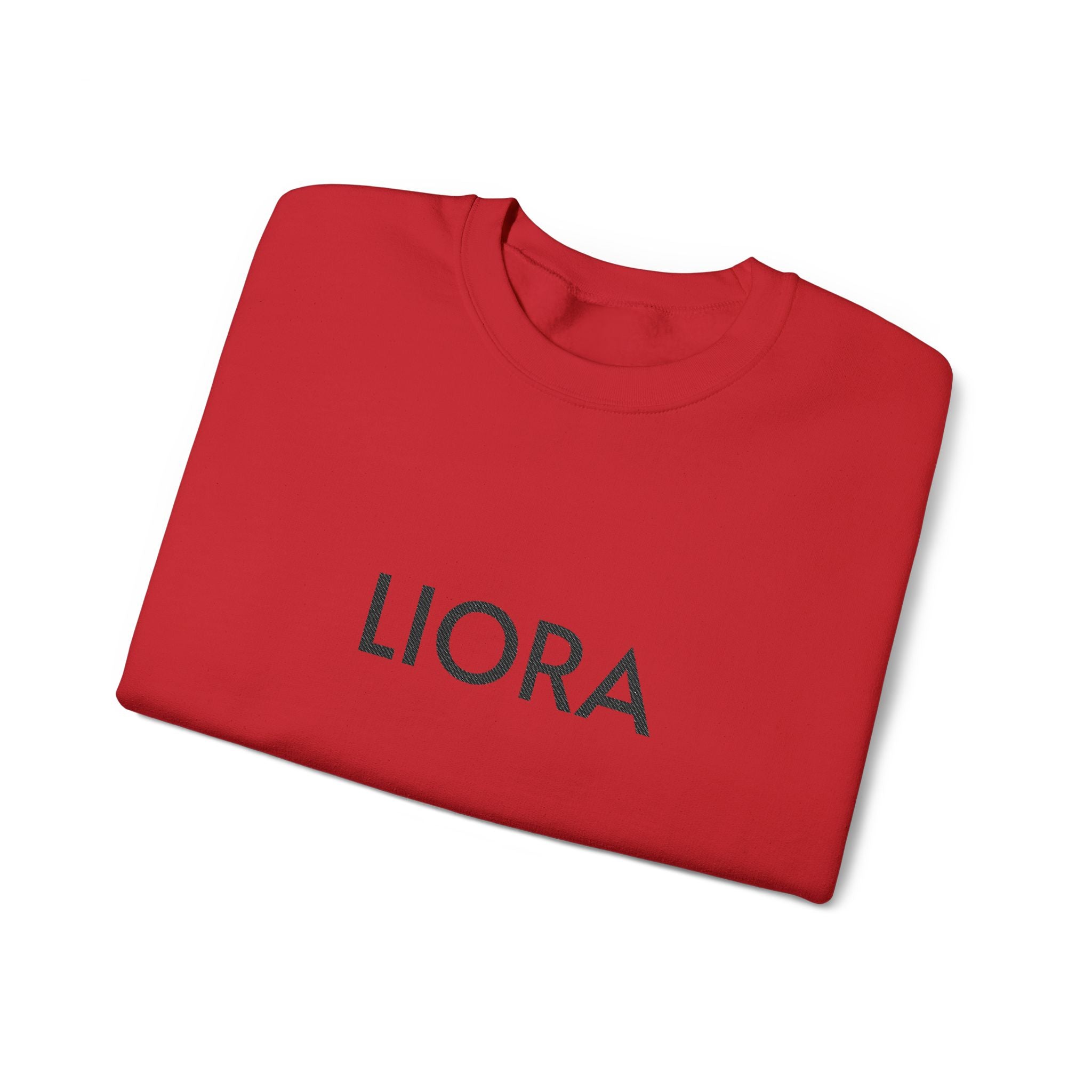 LIORA embroidered name Crewneck Sweatshirt