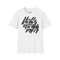 T-Shirt — Vintage Eyes Collage Graphic Tee ("the eyes chico, they never lie")
