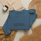 LIORA embroidered name Crewneck Sweatshirt