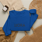 LIORA embroidered name Crewneck Sweatshirt