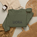 LIORA embroidered name Crewneck Sweatshirt