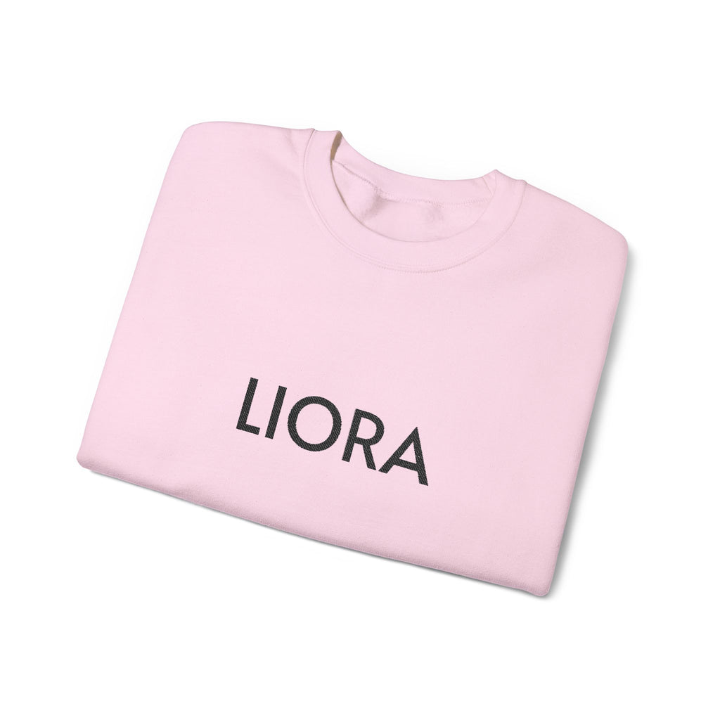LIORA embroidered name Crewneck Sweatshirt
