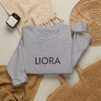 LIORA embroidered name Crewneck Sweatshirt